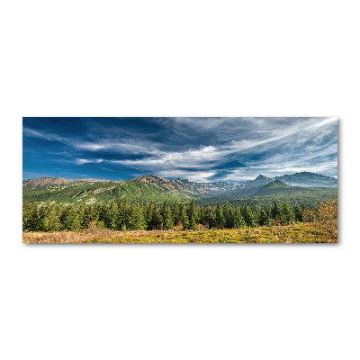 Wall art acrylic Autumn in the Tatra Mountains