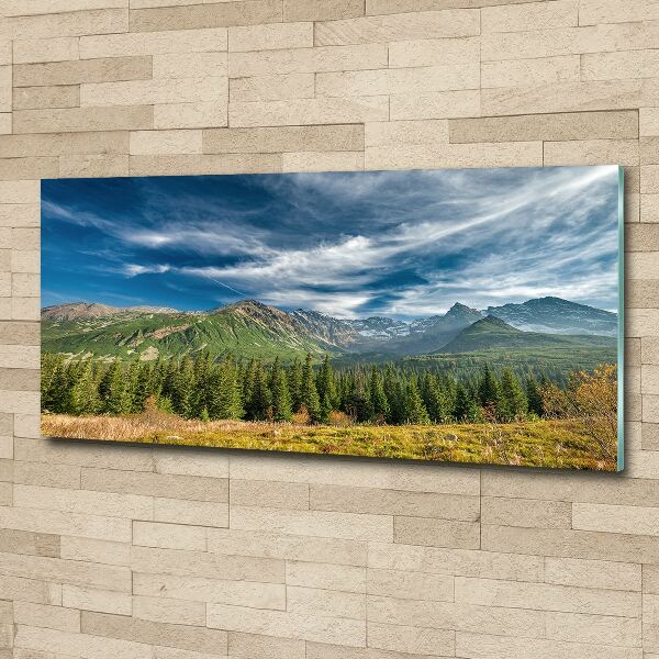 Wall art acrylic Autumn in the Tatra Mountains