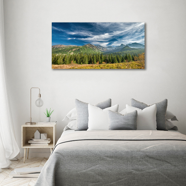 Wall art acrylic Autumn in the Tatra Mountains