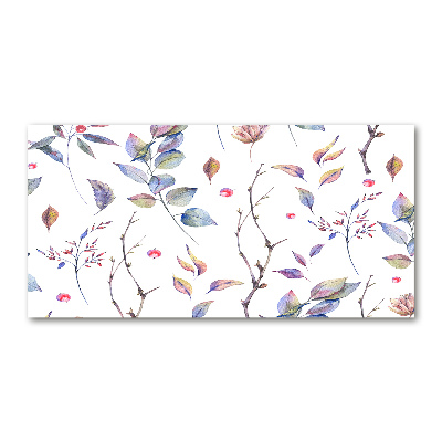 Acrylic wall picture Leaves