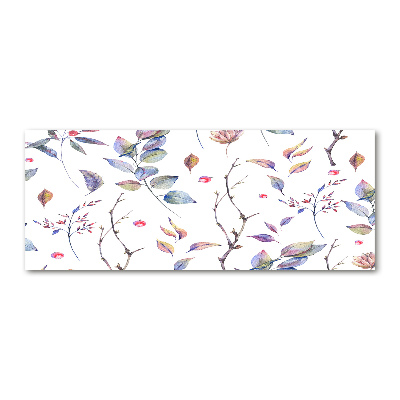 Acrylic wall picture Leaves