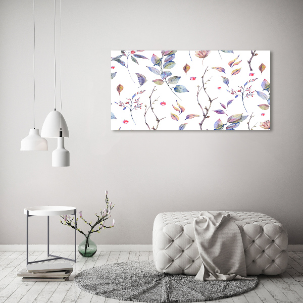 Acrylic wall picture Leaves