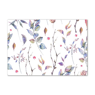 Acrylic wall picture Leaves