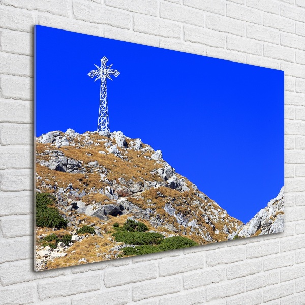 Acrylic wall art Giewont Tatry