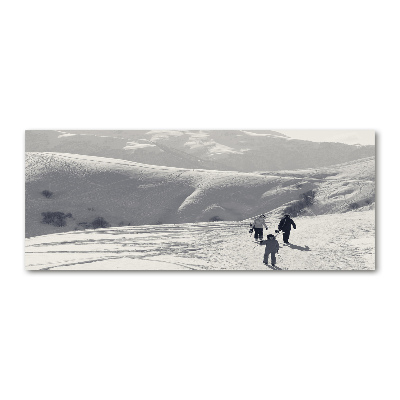 Acrylic print Skiers