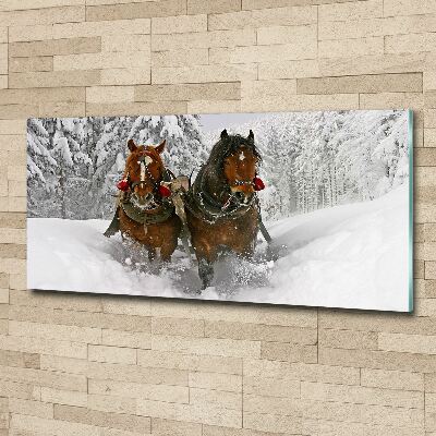 Wall art acrylic Sleigh ride