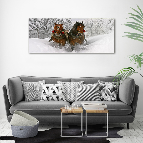 Wall art acrylic Sleigh ride