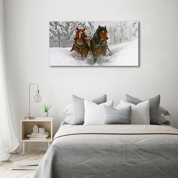 Wall art acrylic Sleigh ride