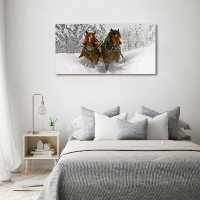 Wall art acrylic Sleigh ride