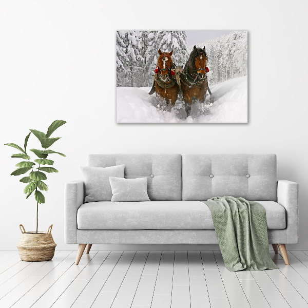 Wall art acrylic Sleigh ride