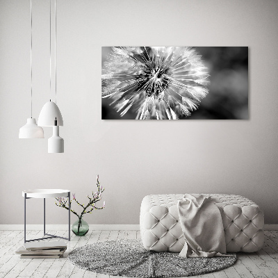 Acrylic wall art dandelions