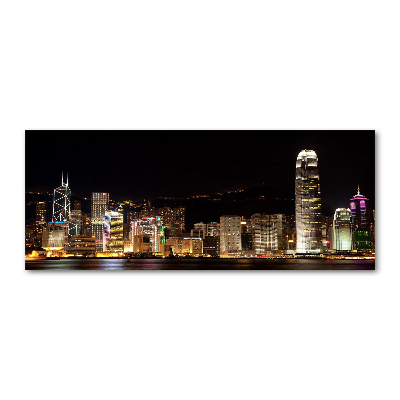 Wall art acrylic Hong Kong at night