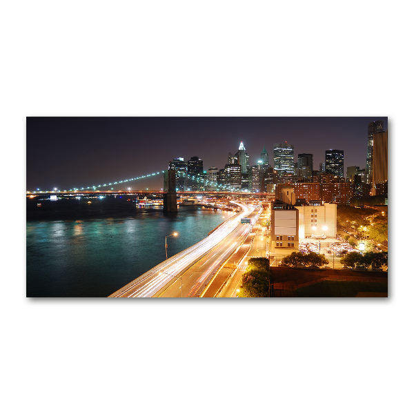 Acrylic wall art New York at night