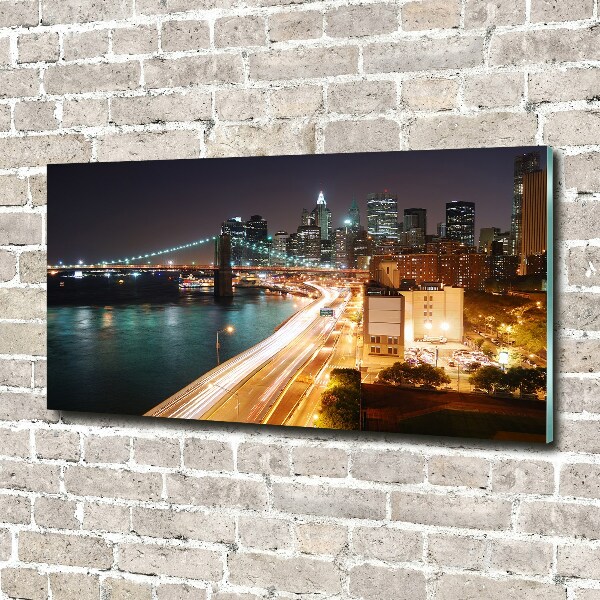 Acrylic wall art New York at night