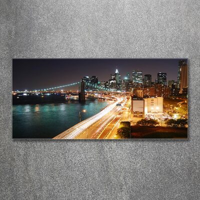 Acrylic wall art New York at night