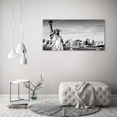 Acrylic wall art statue of Liberty