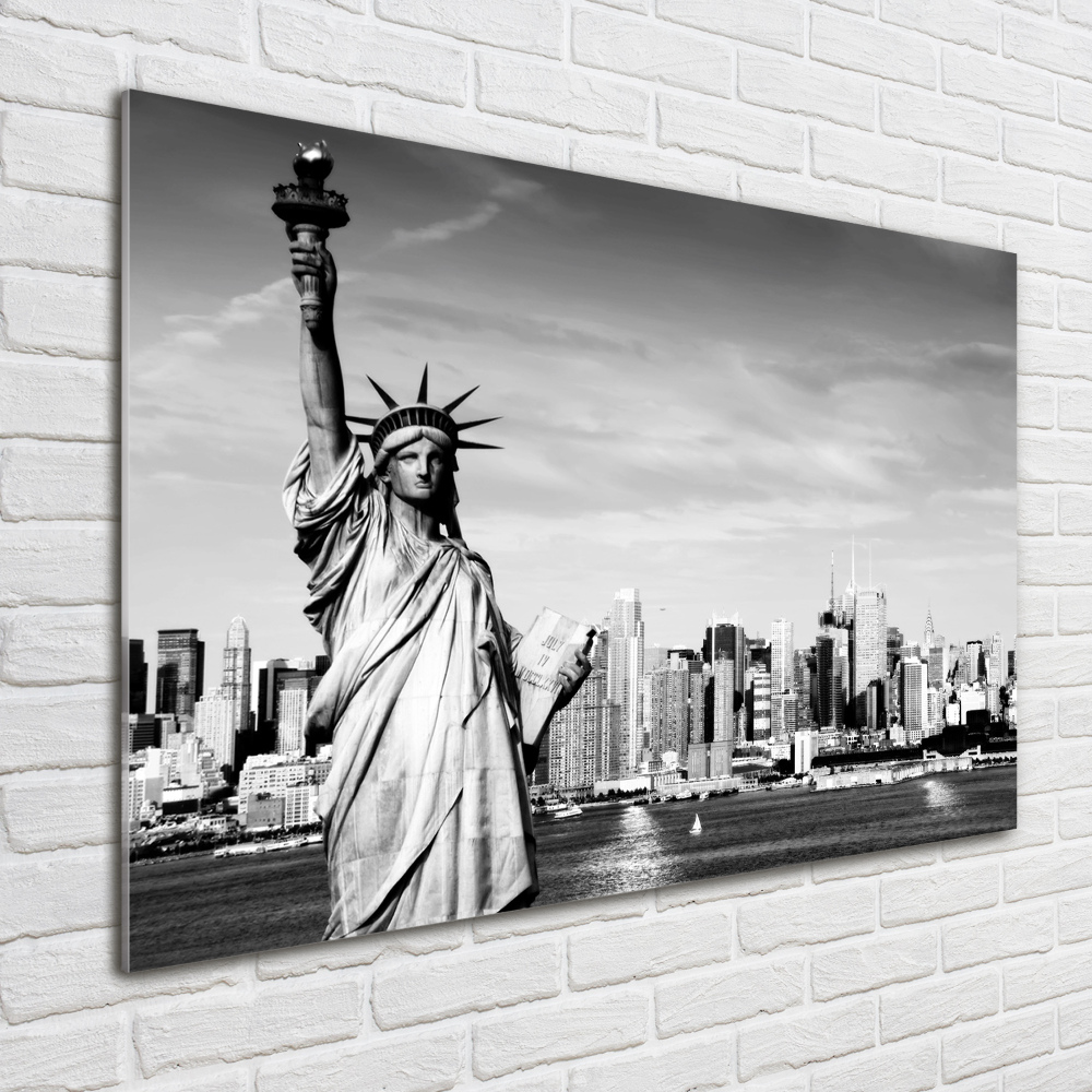 Acrylic wall art statue of Liberty