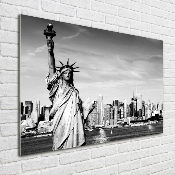 Acrylic wall art statue of Liberty