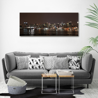 Acrylic print New York at night