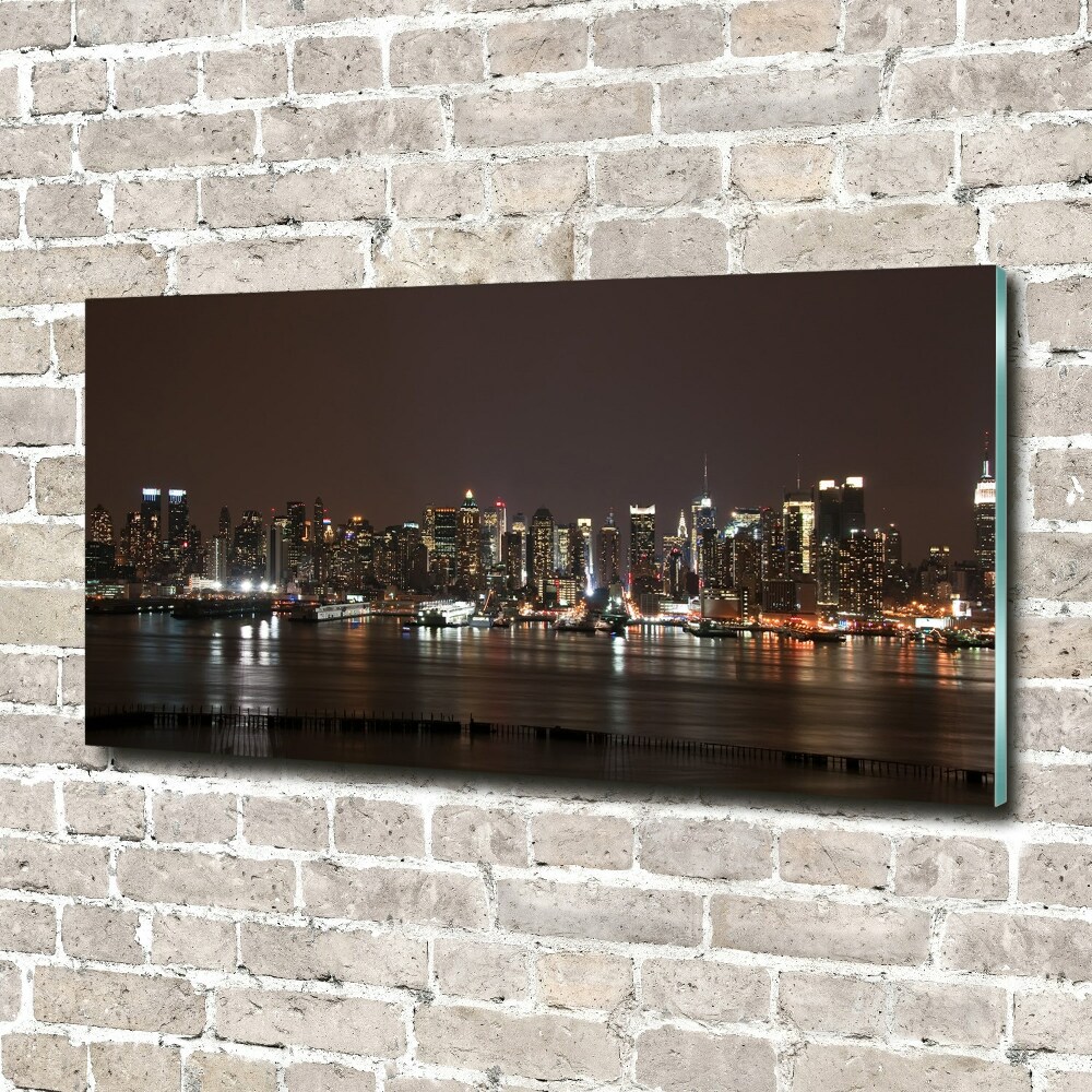 Acrylic print New York at night