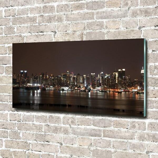 Acrylic print New York at night