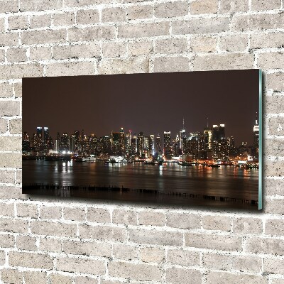 Acrylic print New York at night