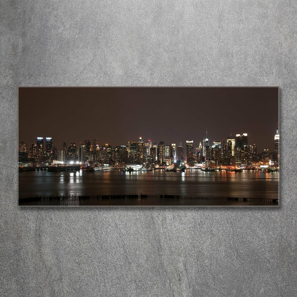 Acrylic print New York at night