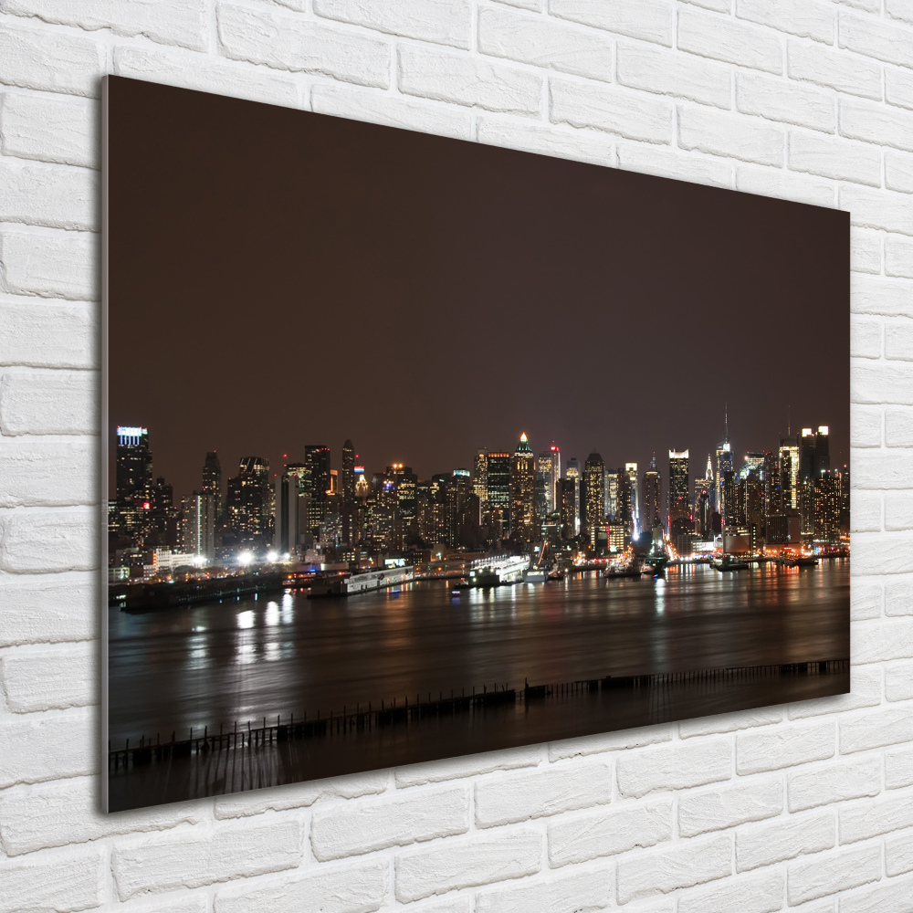 Acrylic print New York at night