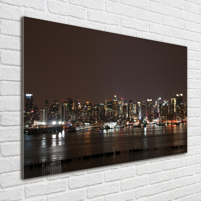 Acrylic print New York at night