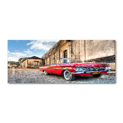 Acrylic print Red Chevrolet