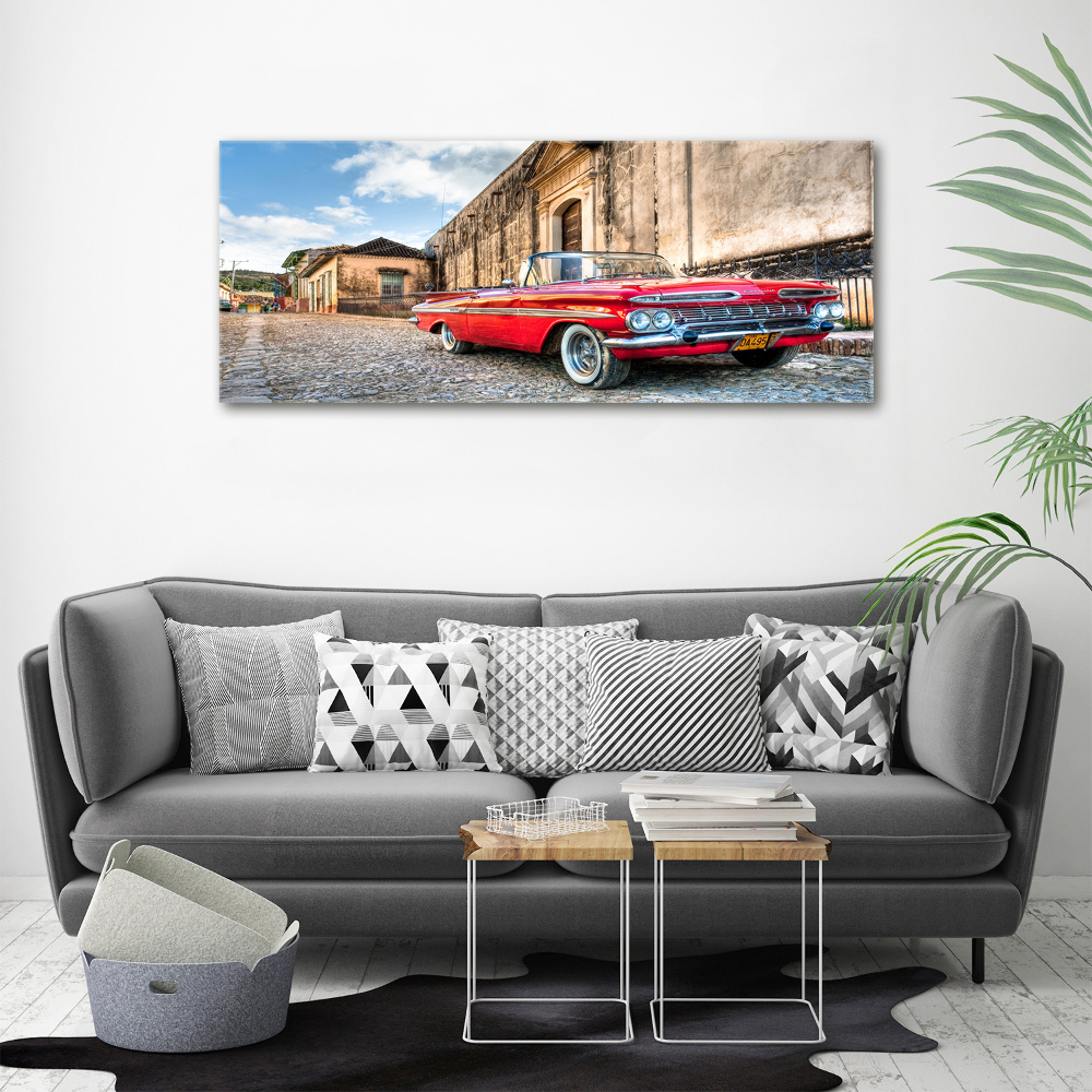 Acrylic print Red Chevrolet