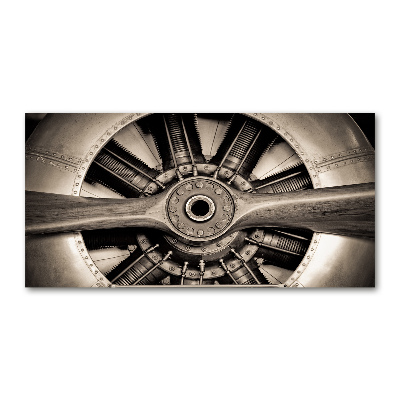 Acrylic print Aircraft engine