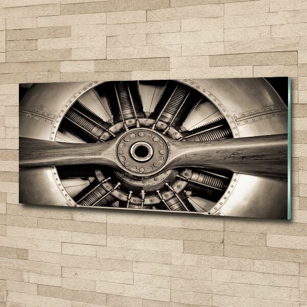 Acrylic print Aircraft engine