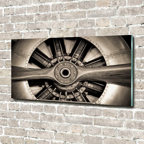 Acrylic print Aircraft engine