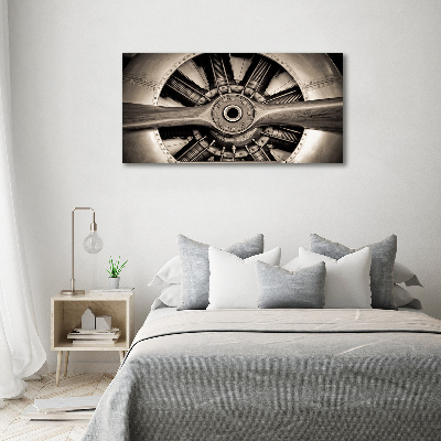 Acrylic print Aircraft engine