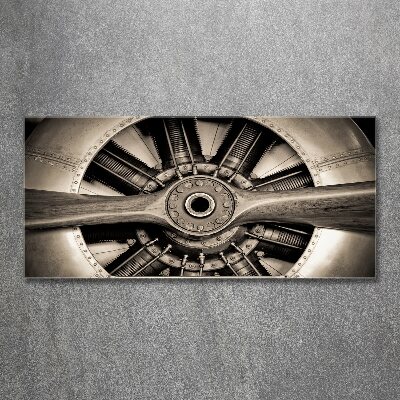 Acrylic print Aircraft engine