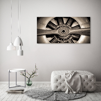 Acrylic print Aircraft engine