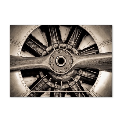 Acrylic print Aircraft engine