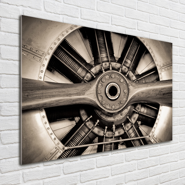 Acrylic print Aircraft engine