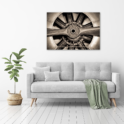 Acrylic print Aircraft engine