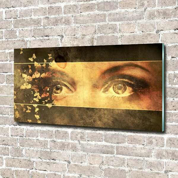 Wall art acrylic Eyes and butterflies