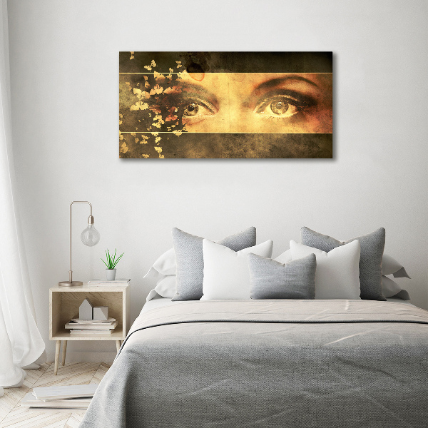 Wall art acrylic Eyes and butterflies