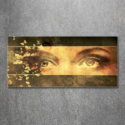 Wall art acrylic Eyes and butterflies