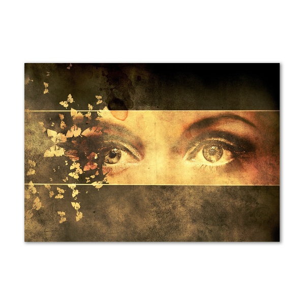 Wall art acrylic Eyes and butterflies