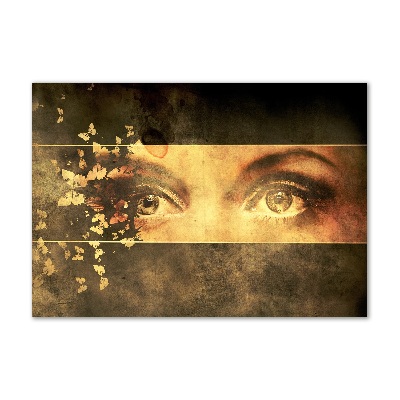 Wall art acrylic Eyes and butterflies