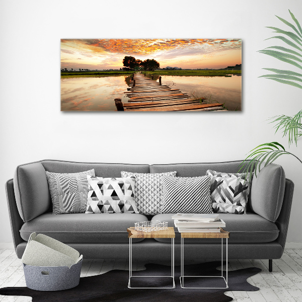 Print on acrylic Wooden bridge