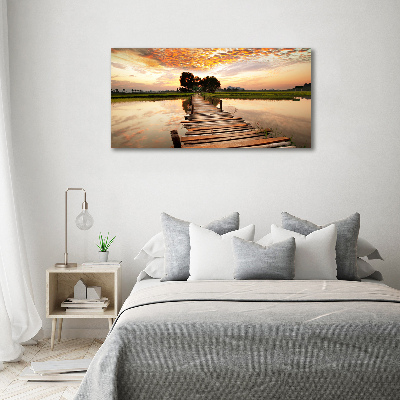 Print on acrylic Wooden bridge