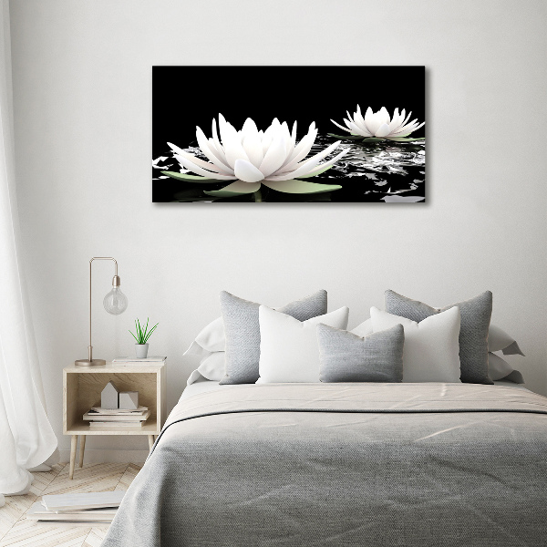 Acrylic wall art Water lilies