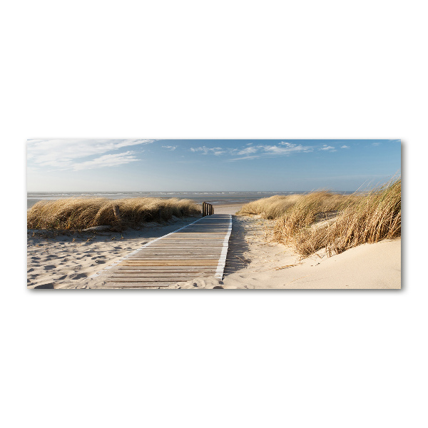 Print on acrylic Path on the beach