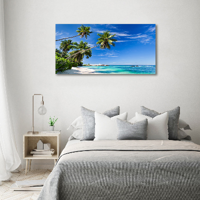 Acrylic wall art Tropical beach